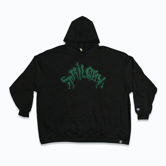 THICK BOYZ FOREST GREEN LOGO HOODIE