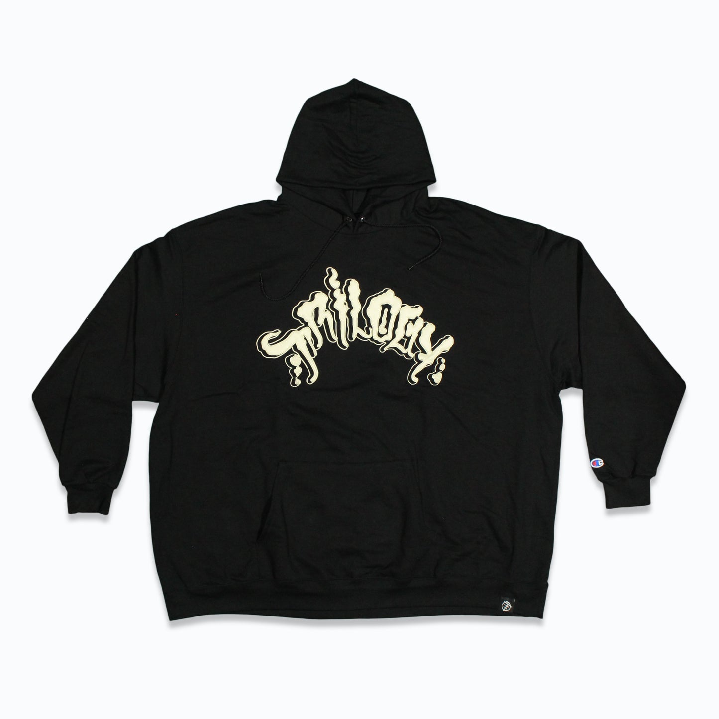THICK BOYZ KHAKI LOGO HOODIE