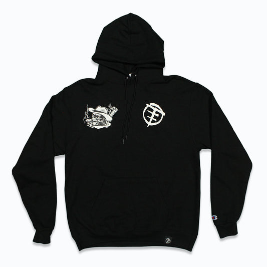 TRILOGY X BURNING ROPE PHARMS LOGO HOODIE