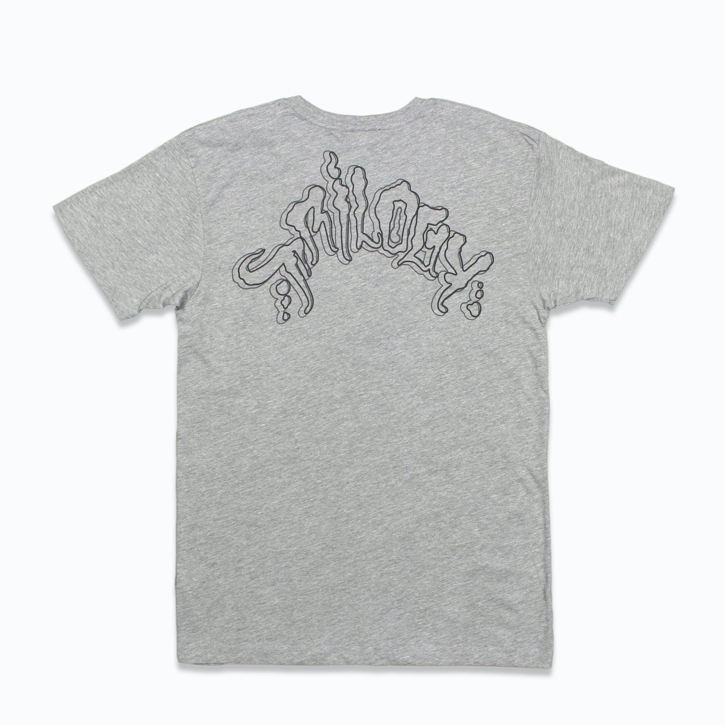 TRILOGY "ANTI CANDY FLAVOR CLUB" GREY/BLACK T-SHIRT