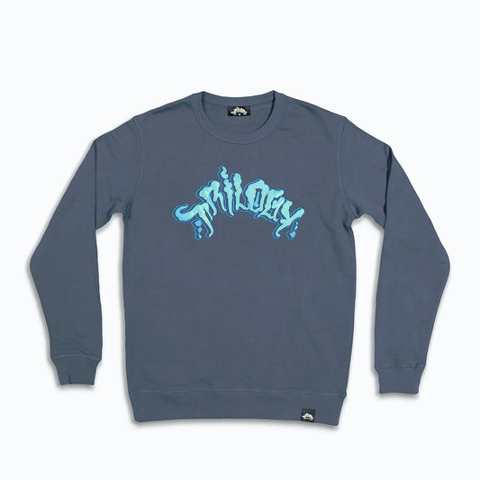 BLUE LOGO CREWNECK