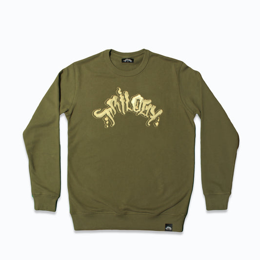 GOLD LOGO CREWNECK